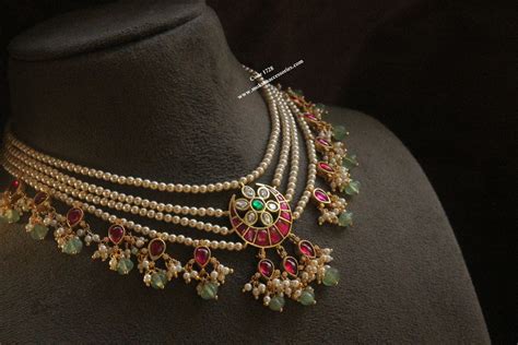 Kundan Pendant With Sarvoski Pearls Moksha Accessories