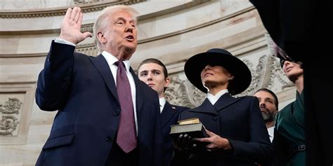 Donald Trump Is Sworn Into Office During Inauguration Is Officially