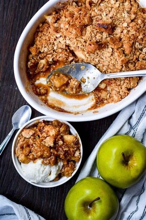 Quaker Oats Apple Crisp Recipe With Old Fashioned Oats Keat S Eats