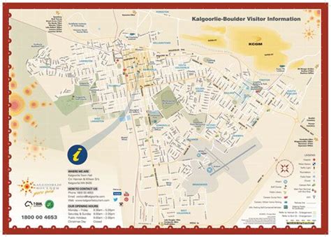 map  kalgoorlie boulder kalgoorlie boulder tours accommodation