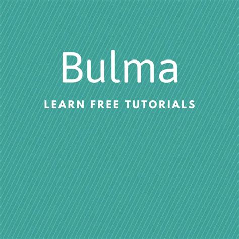 Bulma button tutorials with examples| Latest Bulma CSS framework