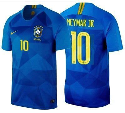 NEYMAR JR BRAZIL AWAY JERSEY FIFA WORLD CUP 2018