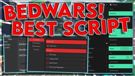 ROBLOX BEDWARS SCRIPT 2022 KILL AURA SCAFFOLD NUKER BED ESP