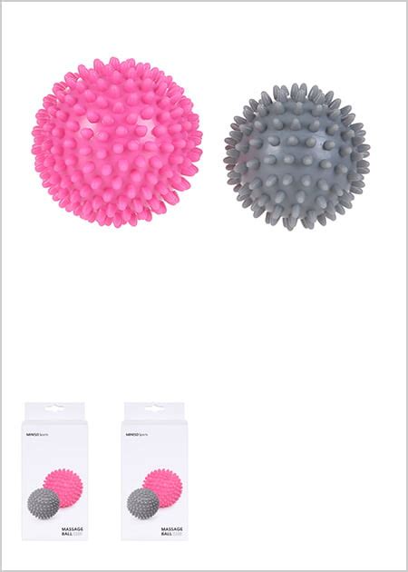 Miniso Spiky Massage Balls 2 Pacs Hard And Soft Combo Stress