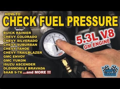 How To Check Fuel Pressure GM 5 3L V8 Andys Garage Episode 147