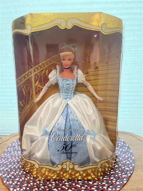 Mavin Mattel Walt Disneys Cinderella 50th Anniversary Barbie Doll In