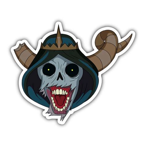 The Lich King Evil Dead Adventure Time Jdm Custom Vinyl Decal Etsy