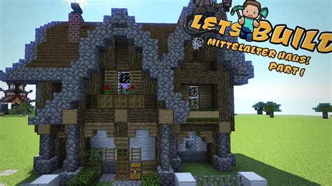 Mittelalterliches Haus Bauen Minecraft Tutorial Youtube