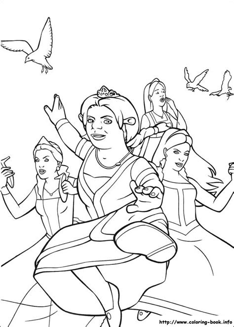 Shrek Pinocchio Coloring Pages