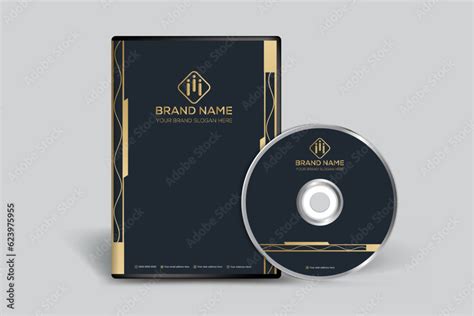 Professional DVD cover mockup Stock Vector | Adobe Stock