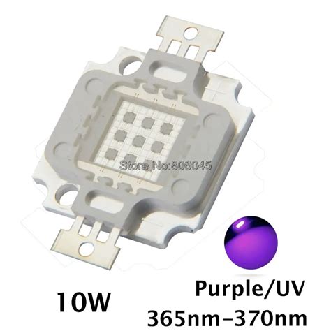 10w Epileds 42mil High Power Led Uv Ultra Violet Purple Color Light