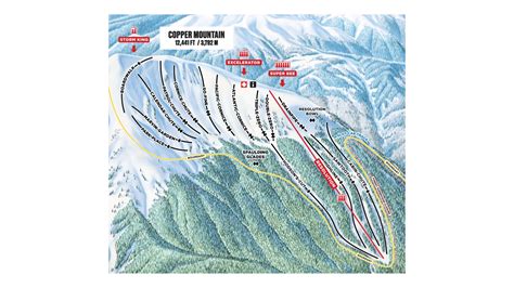 Copper Mountain Ski Maps And Resort Information. Free Piste Map