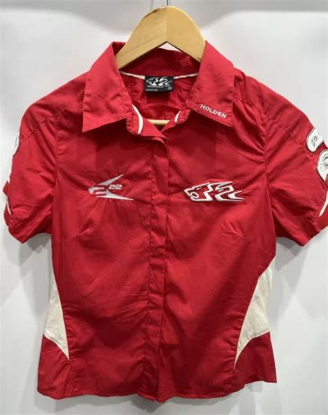 HOLDEN RACING TEAM Red Shirt OFFICIAL HOLDEN MERCHANDISE Size 10 $18.00 ...