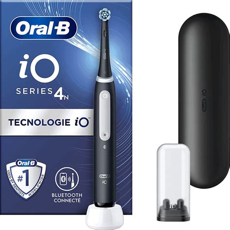 Oral B iO 4N Brosse À Dents Électrique Noire connectée Bluetooth 1