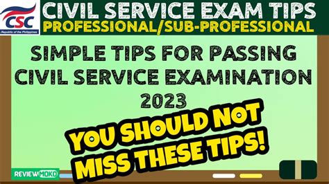 17 Tips For Passing Civil Service Exam You Should Know This Professional And Sub