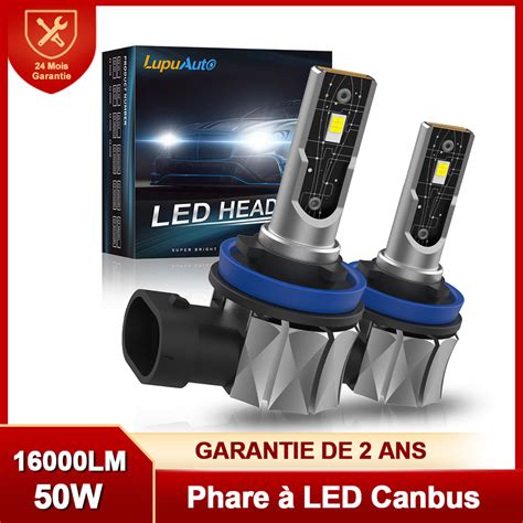 Ampoules de Lampe à LED Antibrouillard H11 Canbus H8 H16JP 9005 HB3