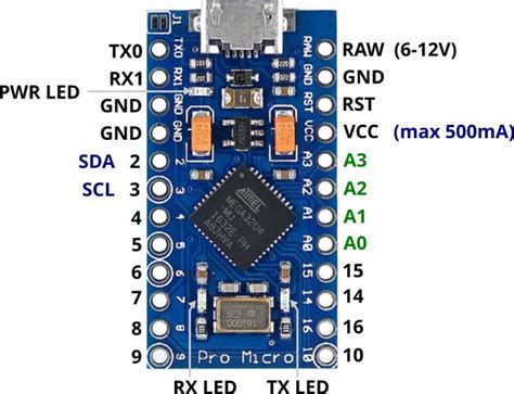 Pro Micro 5V 16M Mini Leonardo Microcontroller Development Board For A