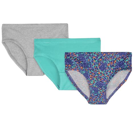 Kids Organic Cotton Bikini Underwear 3-Pack | Rebel Girls