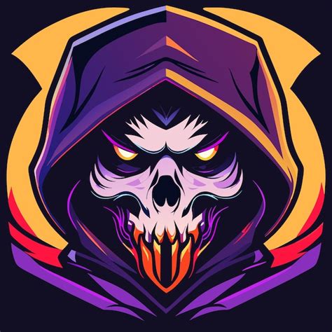 Premium Vector | Edgy hooded skull vector art