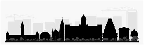 Chennai City Skyline Silhouette , Png Download - Silhouette Chennai ...