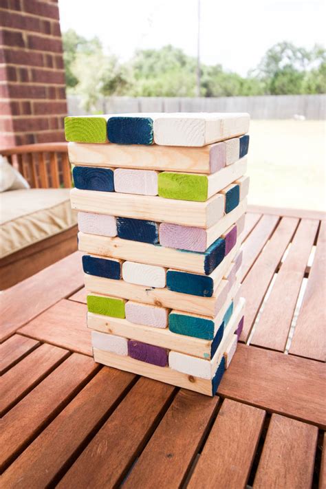 Diy Jenga Set One Little Minute Blog