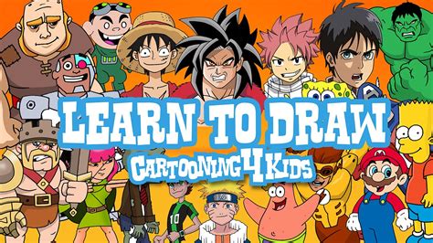 Learn To Draw With Cartooning 4 Kids Youtube