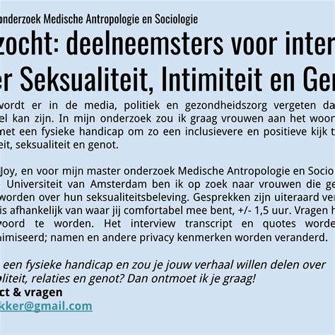 Seksualiteitsbeleving Van Vrouwen Met Een Fysieke Handicap Sick And Sex