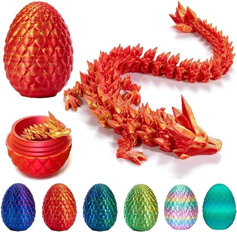 3d Printed Dragon Egg Mystery Crystal Dragon Egg Fidget Toys Surprise