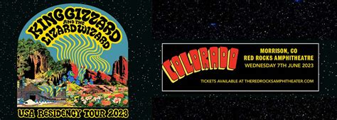 King Gizzard And The Lizard Wizard Tickets 7th June Red Rocks