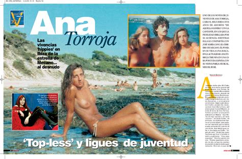 Ana Torroja Nude A Intervi Intervi Ana Torroja Las Vivencias