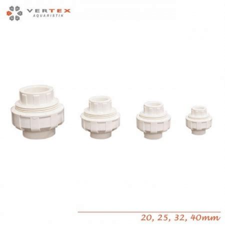 Vertex PVC WHITE Coupling PVC Pipes Couplings Faucets Glue