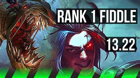 FIDDLESTICKS Vs KAYN JNG Rank 1 Fiddle 5 3 11 NA Challenger 13