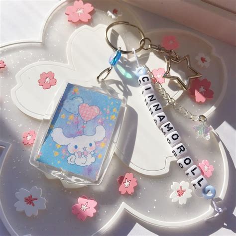 Custom Anime Keychain Anime Keychain Sanrio Keychain Anime Etsy