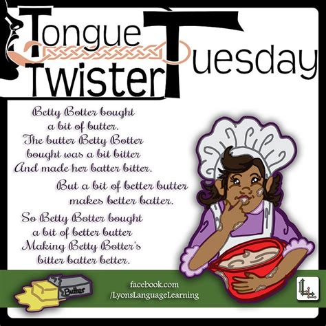 Betty Botter Tongue Twister