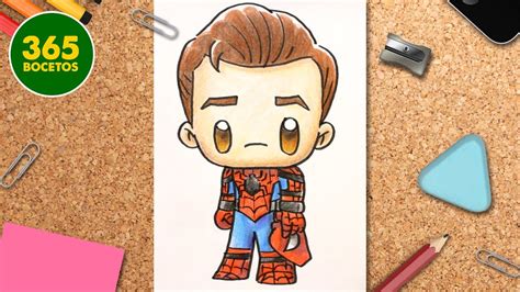 Como Dibujar A Spiderman Kawaii Dibuja A Spiderman De No Way Home