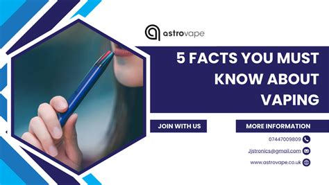 5 Facts You Must Know About Vaping Astrovape