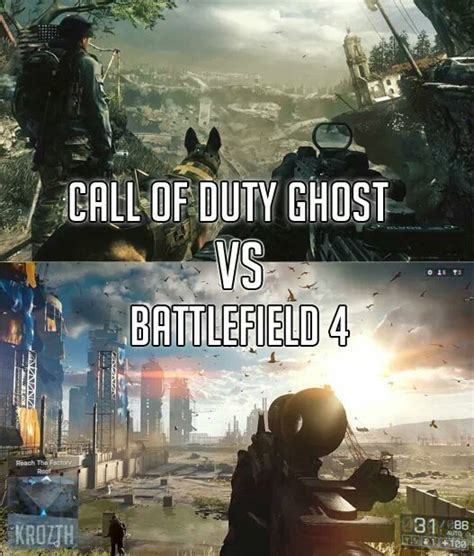 Battlefield 4 Vs Call Of Duty Ghosts Meme