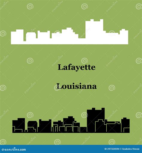Lafayette, Louisiana stock vector. Illustration of brand - 297324594