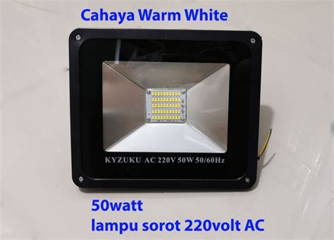 Jual Kyzuku V Warm White Watt Led Smd Floodled Tipis Lampu