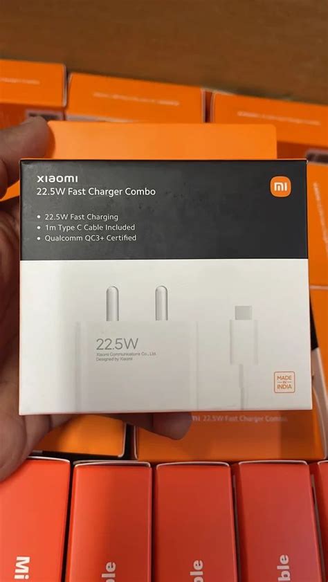 Mi 22 5W Fast Charger Combo 1M Type C Cable At Rs 580 In Mumbai ID