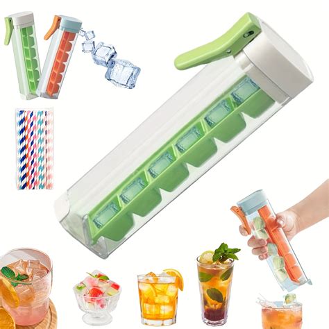 SHZHLAIFUZB 2024 New One Handed Pressing Ice Molds Innovative And