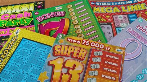 Zdrapki Lotto Mix Wow Ale Wygrana Maxi Cash Party Mega