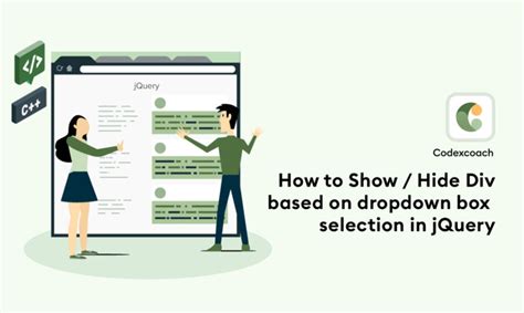 How To Show Hide Div Based On Dropdown Box Selection In Jquery