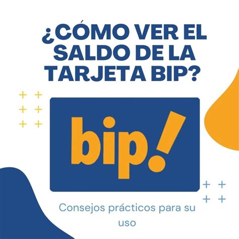 Cómo ver el saldo de la Tarjeta Bip Sociedad y Acción