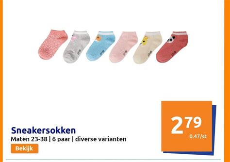 Sneakersokken Maten Paar Diverse Varianten Bekijk