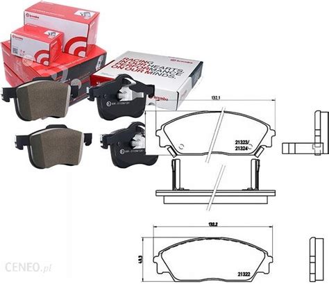 Klocki Hamulcowe Brembo Klocki Hamulcowe Honda Civic 87 91 Brep 28 016