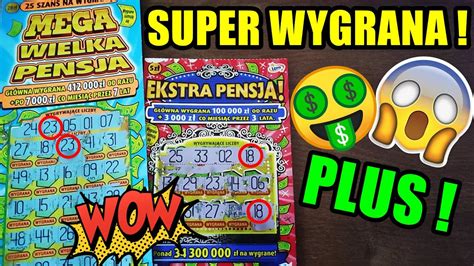 Zdrapki Lotto SUPER WYGRANA W ZDRAPCE MEGA WIELKA PENSJA JAK