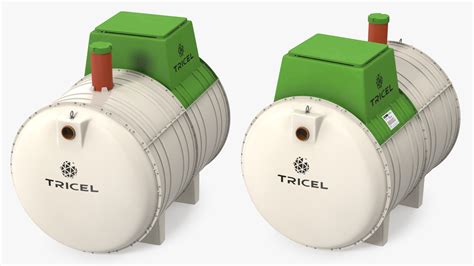 D Tricel Novo Wastewater Treatment Plant Model Turbosquid