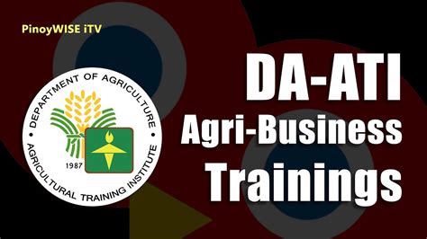 Da Ati Agri Business Trainings Youtube