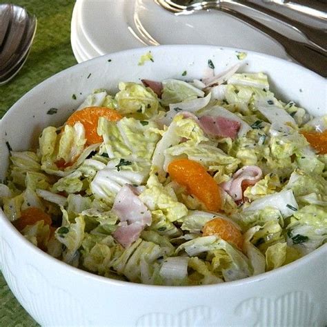 Chinakohlsalat Mit Frischk Se Mandarinen Dressing Von Kassiopeiacr